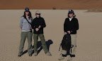taking a walk over a vlei, a dried out lake.