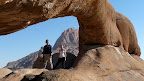 Arch rock and Spitzkoppe in the back.