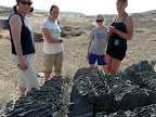 chemical erosion on some dolomite stones at “Wondergat”