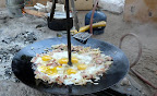 Breakfast, once in a while we have a hot breakfast like this.