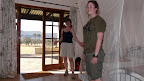 Oh so nice after camping for 2 weeks, but we will miss all the sounds of the african nights, the hippo, elefant and the lion roar from last night. You can't have it all, but most of it if you come on tour with me and Namib Enviro Tours cc. Visit me at .com or contanct me at rbecker(at)iway.na