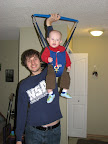 Going for a ride, courtesy of Dad.