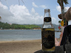 The locals were proud of their Piton beer.