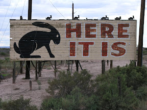 Jack Rabbit sign - Joseph City, AZ