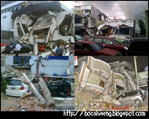 gambar foto kerusakan gempa padang sumbar