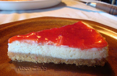 Cheesecake de morango Cheesecake de morango
