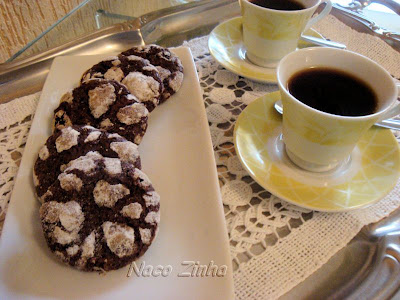 Cookies nevados (Chocolate-espresso snowcaps) cookies nevados
