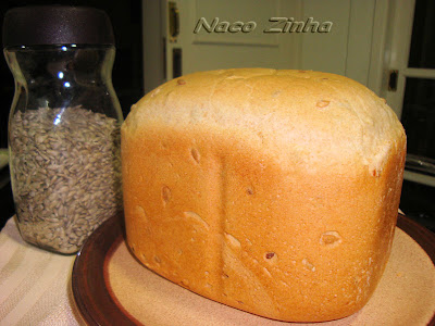Pão de soja e semente de girassol
