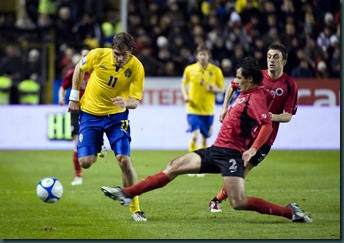 Fotboll VM kval, Sverige - Albanien