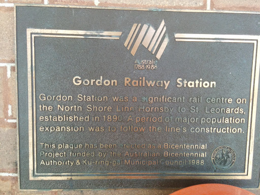 Gordon Railway Station, 1890