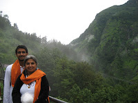 With mom on the way up to Yamunotri.