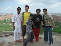 Friends met along the way and our energetic Jackie Chan loving guide, Hampi