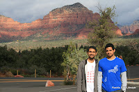 Roshi's with red rocks - Sedona, AZ