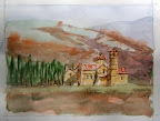 Urbino, Italy 9inx12in image in 10inx14in matte Original watercolor on 300g Fabriano Cold Pressed paper
SOLD