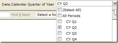 Parameter - with All Periods displayed