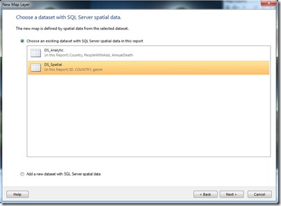 3 Choose spatial dataset