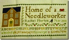 Home of a Needleworker Finish 1-24-10 Home of a Needleworker Finish 1-24-10