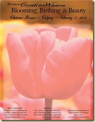 Copy of Birthing and Blooming Calgary Feb 2010 - title page