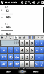 Resco Keyboard Pro for Pocket PC (v6.00)_Calculator
