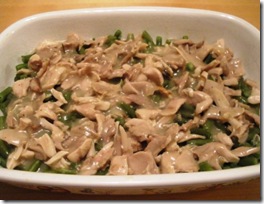 chicken & green bean casserole - chicken