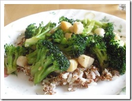 scallops and broccoli