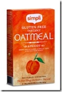 Simpli apricot oatmeal