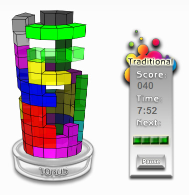 Torus, tetris 3D en HTML5