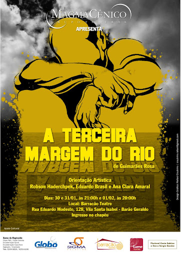 Cartaz da peça Terceira Margem do Rio