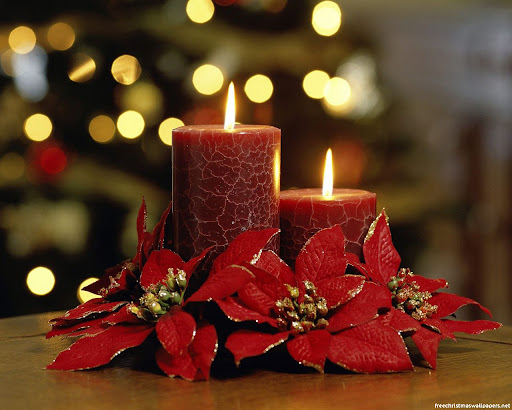 Beautiful Christmas Candles wallpaper