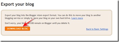 blogger backup