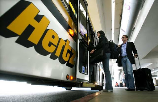 Hertz rental bus