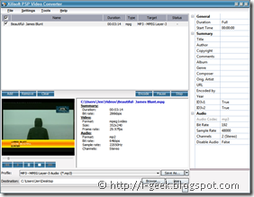 Click to enlarge the image : Convert video to any format using Xilisoft PSP Video Converter
