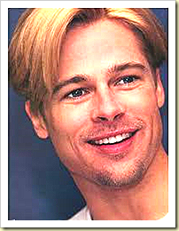 brad pitt smile