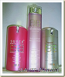 Skin79 Hot Pink, Diamond and Super VIP bb creams