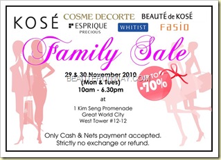 kose sale