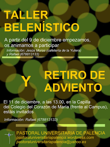 Cartel de la actividad