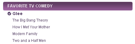 People's Choice Awards 2011 Nominees - glee