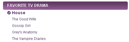 People's Choice Awards 2011 Nominees - best favorite drama house