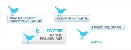 Free Twitter Bird Buttons