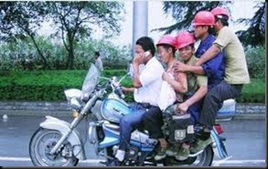 5 on a motorcycle