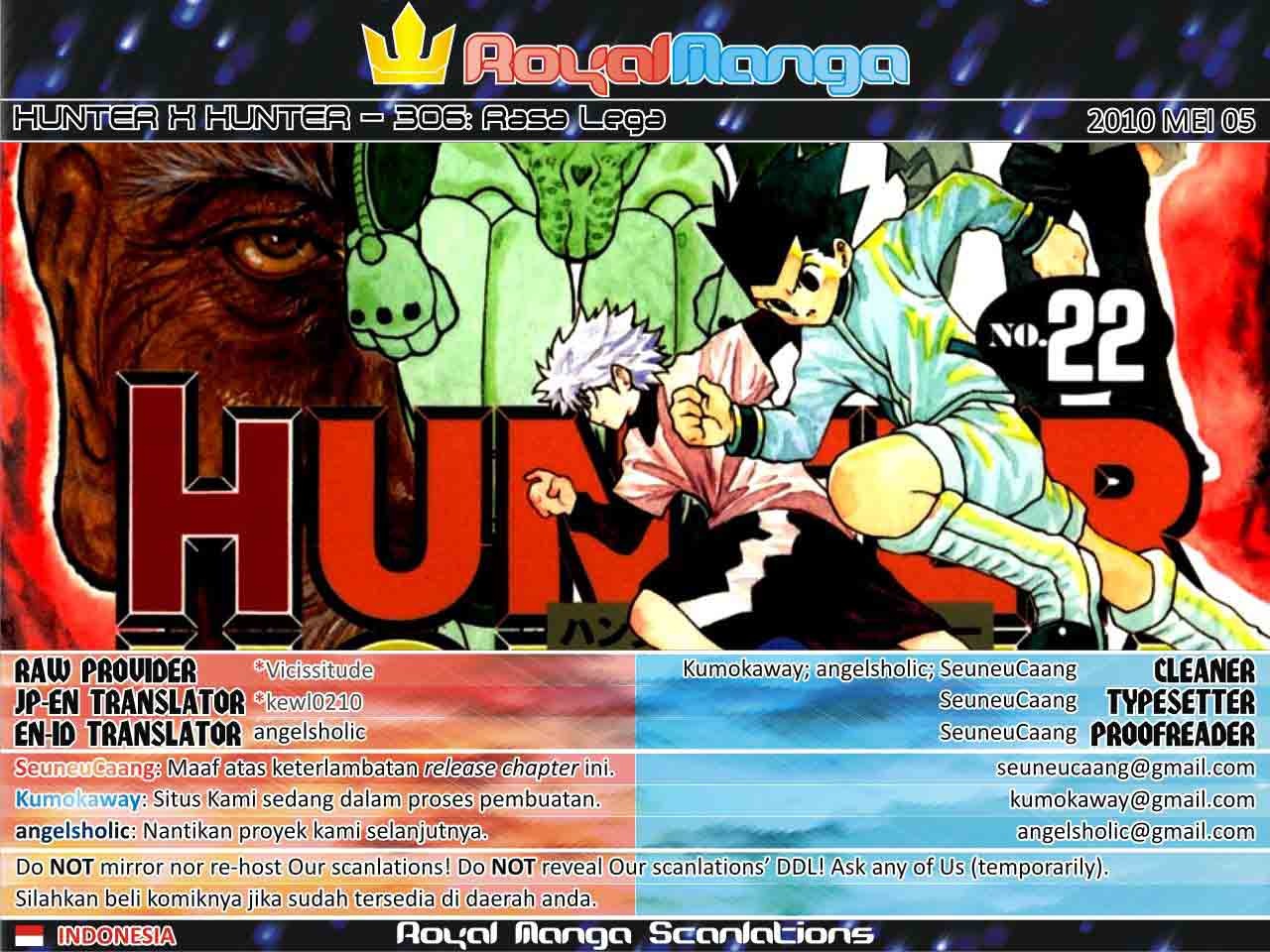 Manga Komik Hunter X Hunter 306 Indo