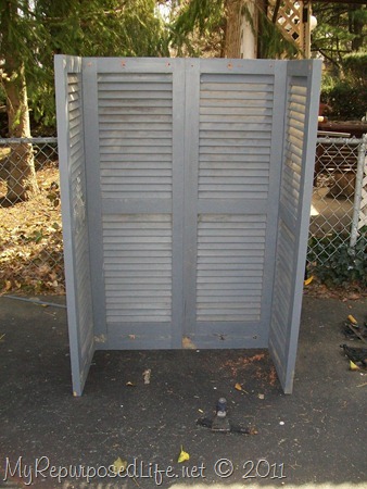 shutters repurposed bookshelf (3)