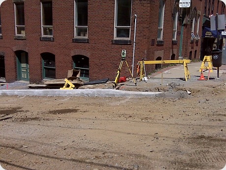 concrete curb
