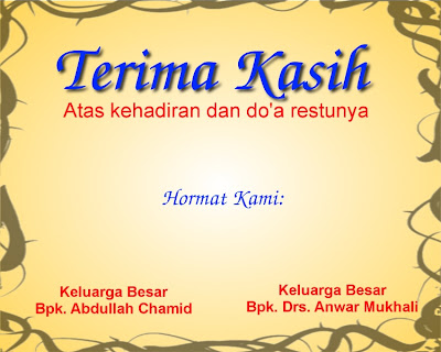 contoh desain cd souvenir pernikahan belakang