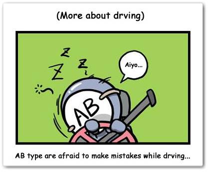 When AB is driving