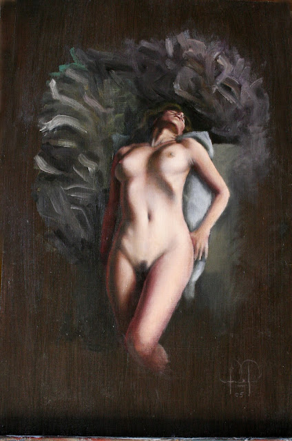 Study #1 Oil on wood 11" X 17"