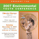 Poster for the 2007 Environmental Youth Conference
