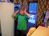 Jake insisted that we get him a party hat