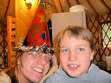 Yes, I look crazy here. I wanted to try the party hat