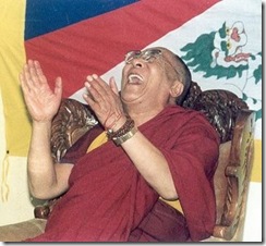 Dalai Lama Laughing